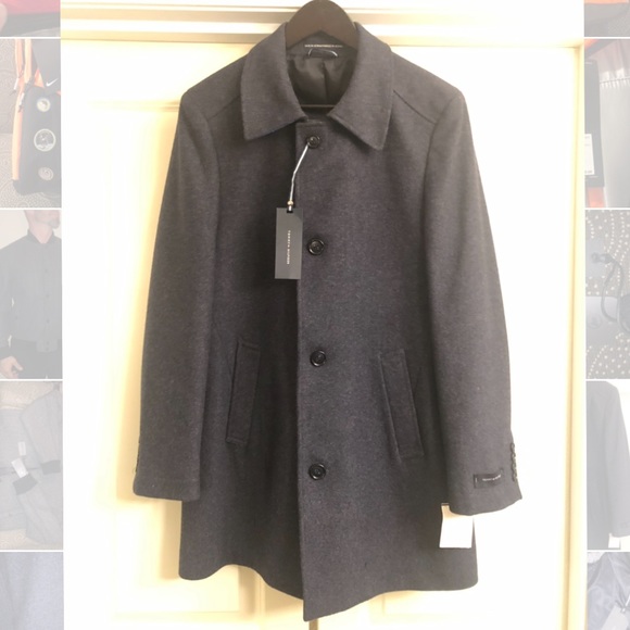 Tommy Hilfiger Wool Trench Coat sz36 - Picture 2 of 8